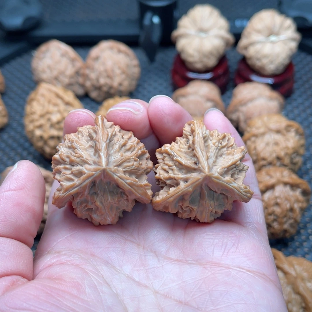 吊坠文玩核桃盘山三棱37尺