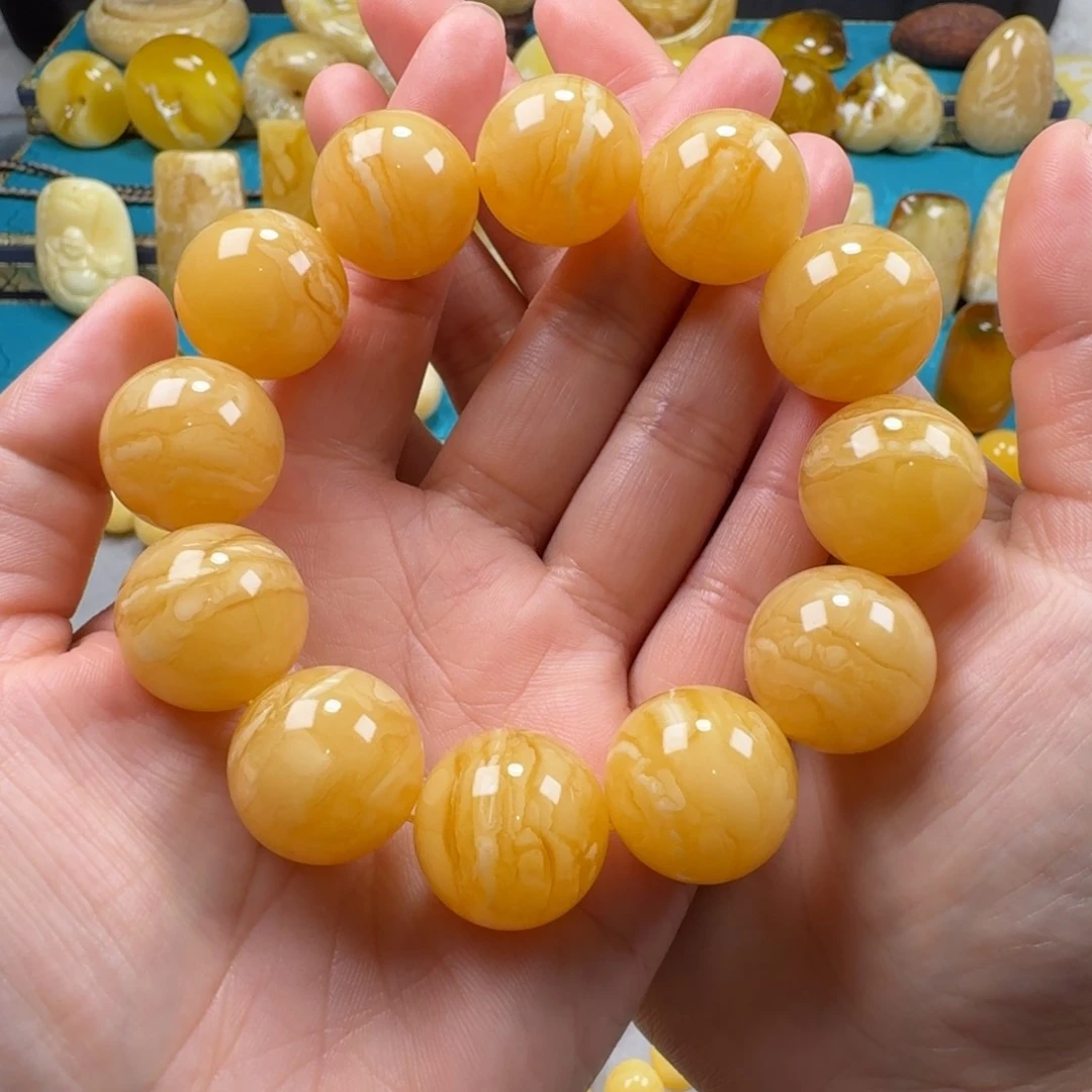 蜜蜡手链未镶嵌蜜蜡