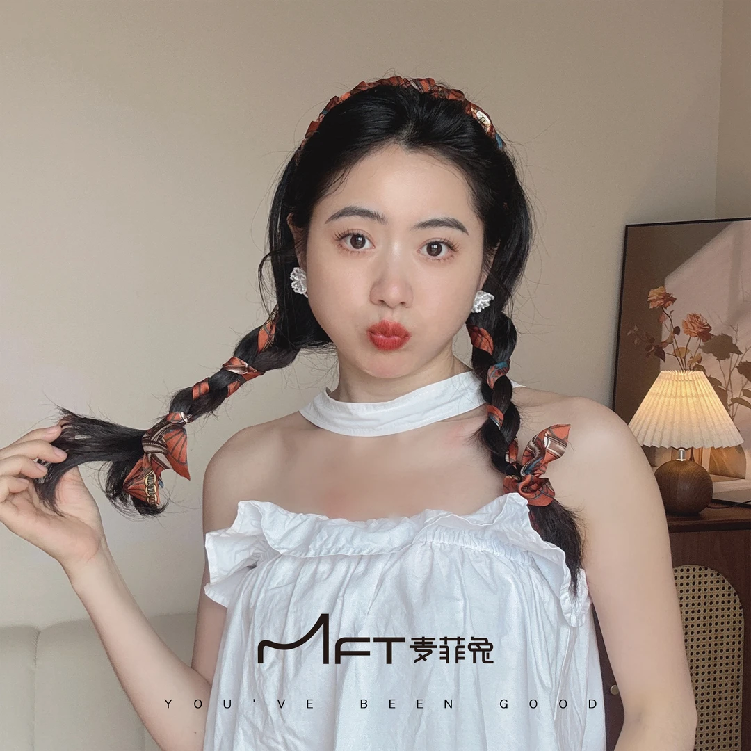 暮光巴黎发箍复古气质编发飘带发带头箍2025新款夏季清新发饰