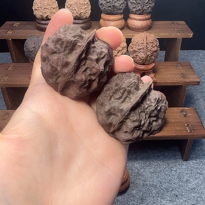 吊坠文玩核桃z七彩皇冠43mm