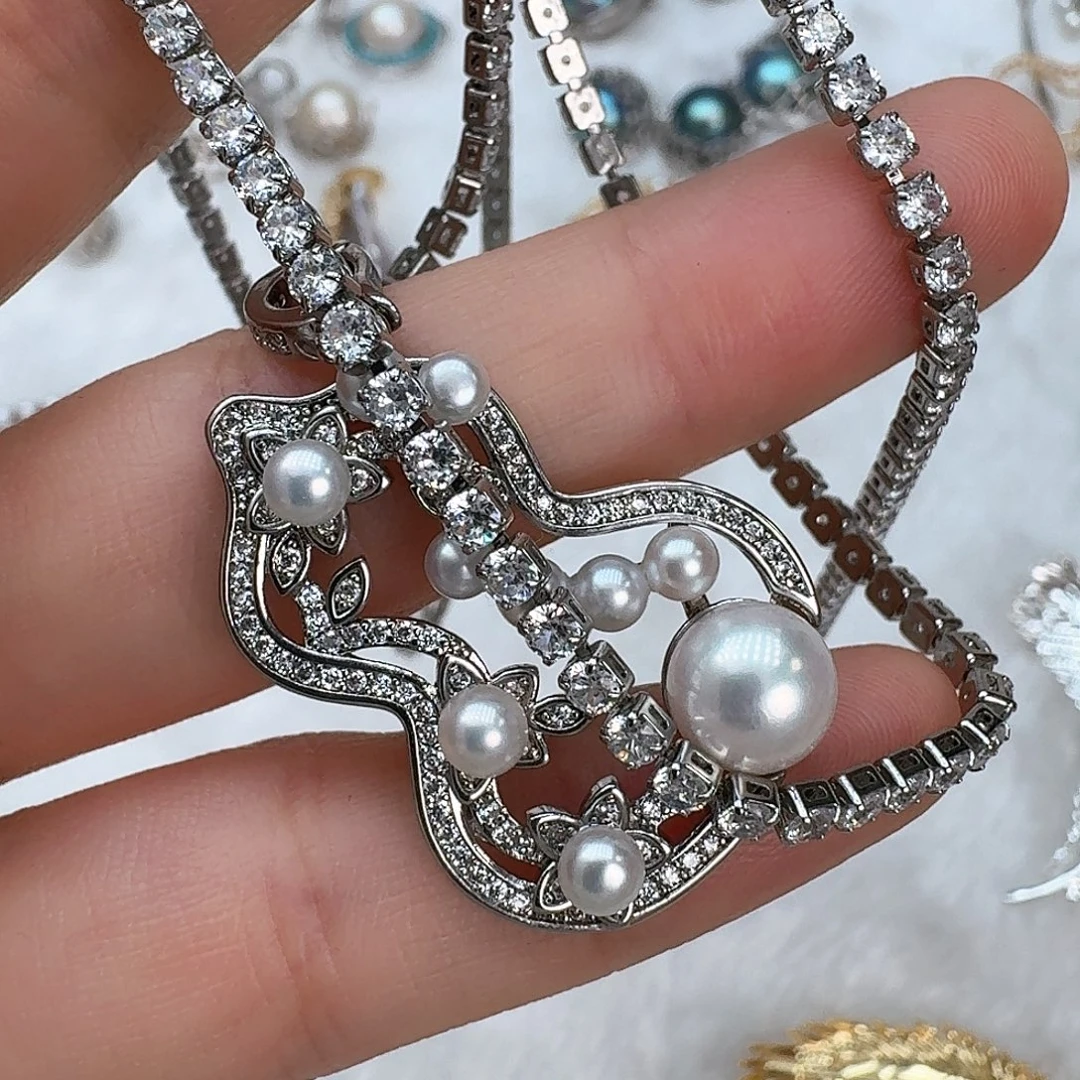 颈饰未镶嵌淡水珍珠