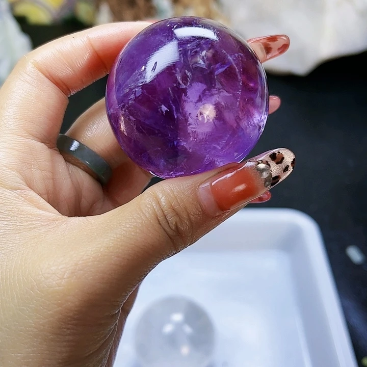 紫晶珠宝半成品银S925镶嵌小**撞