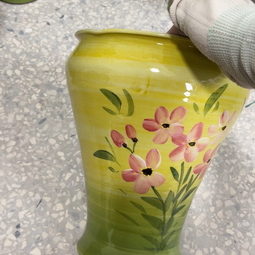 叮***念景德镇陶瓷花盆花盆大瑕疵