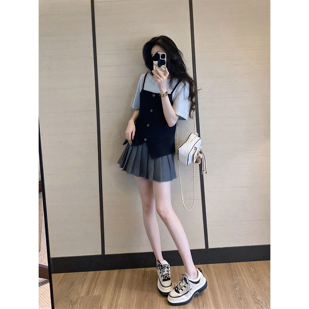 巨好看的夏天套装女2025新款大方得体穿搭一整套今年流行女装夏装