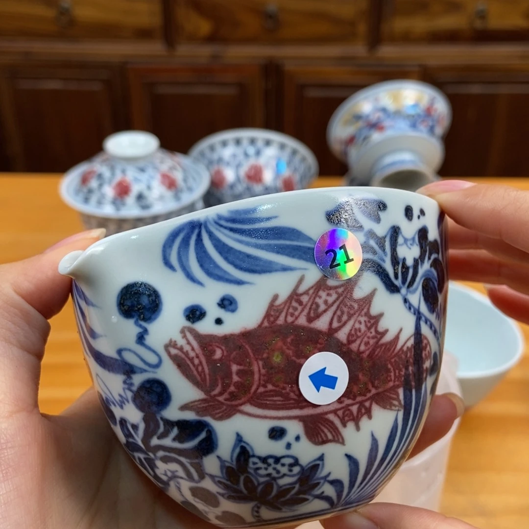 手绘现代茶具得古董