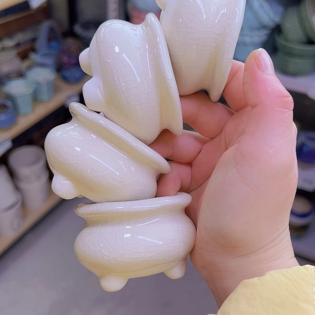 红陶陶瓷花盆当场满12包邮