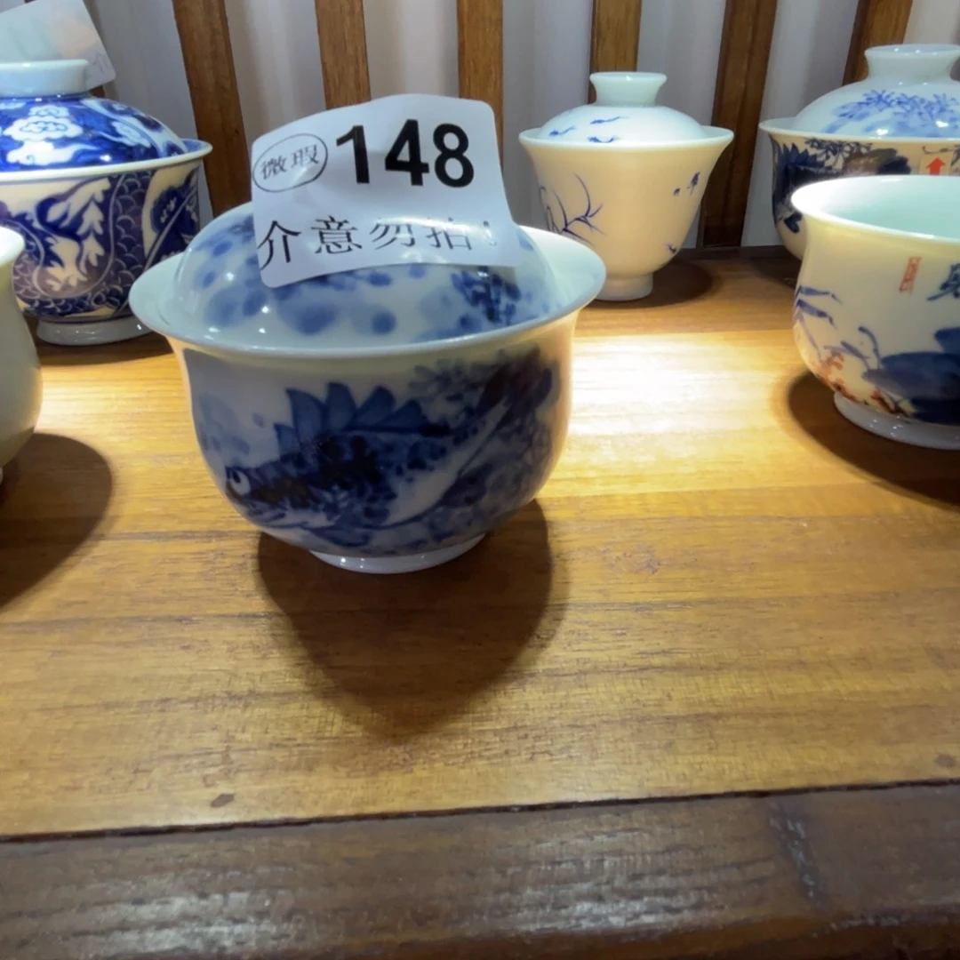 摆件微信景德镇杯子