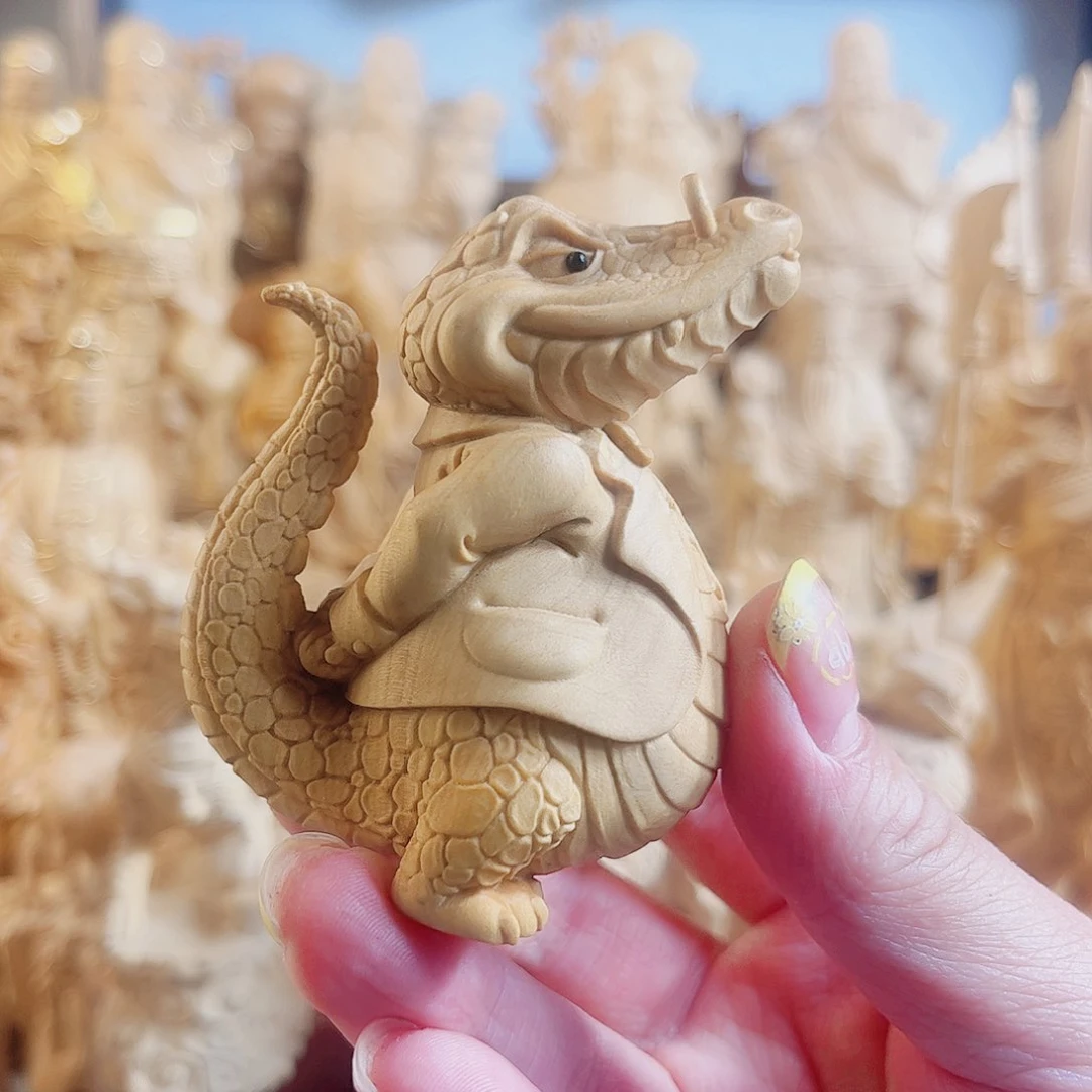 黄杨木小叶黄样鳄鱼