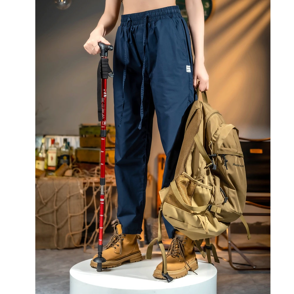 【冰丝速干大弹力】夏季薄款休闲裤男女同款百搭直筒宽松长裤日系