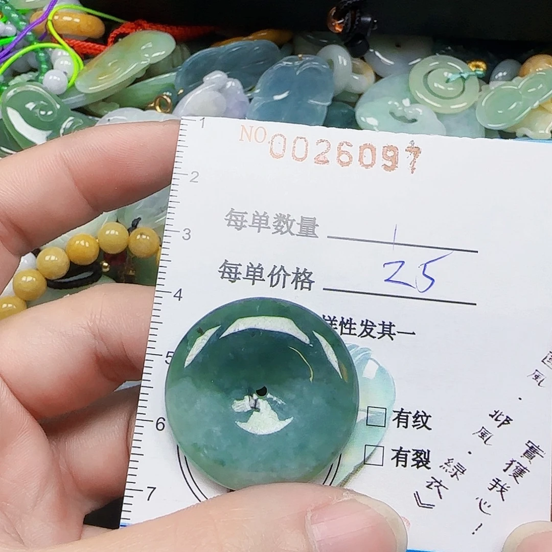 翡翠未镶嵌颈饰17