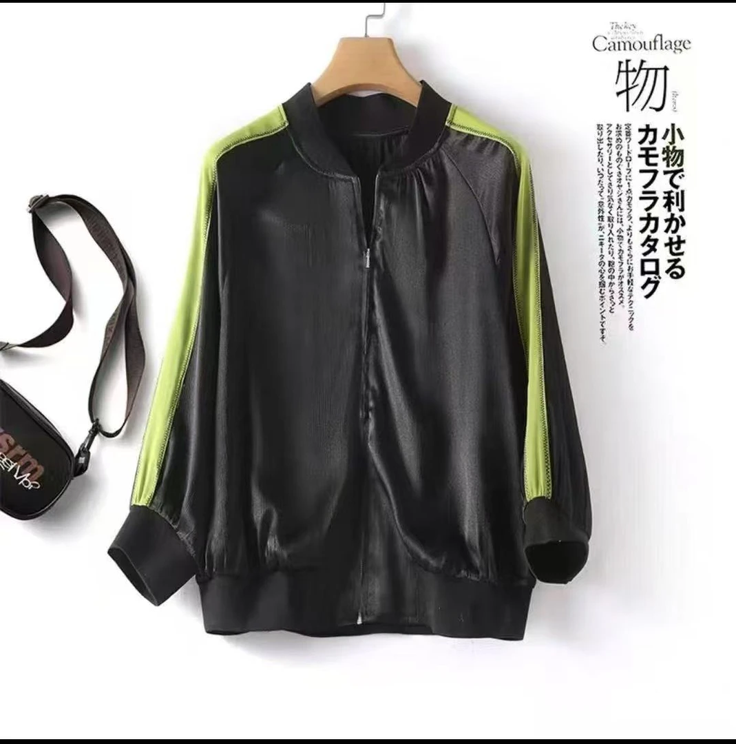 A63 黑白色【棒球服】小衫百搭 洋气