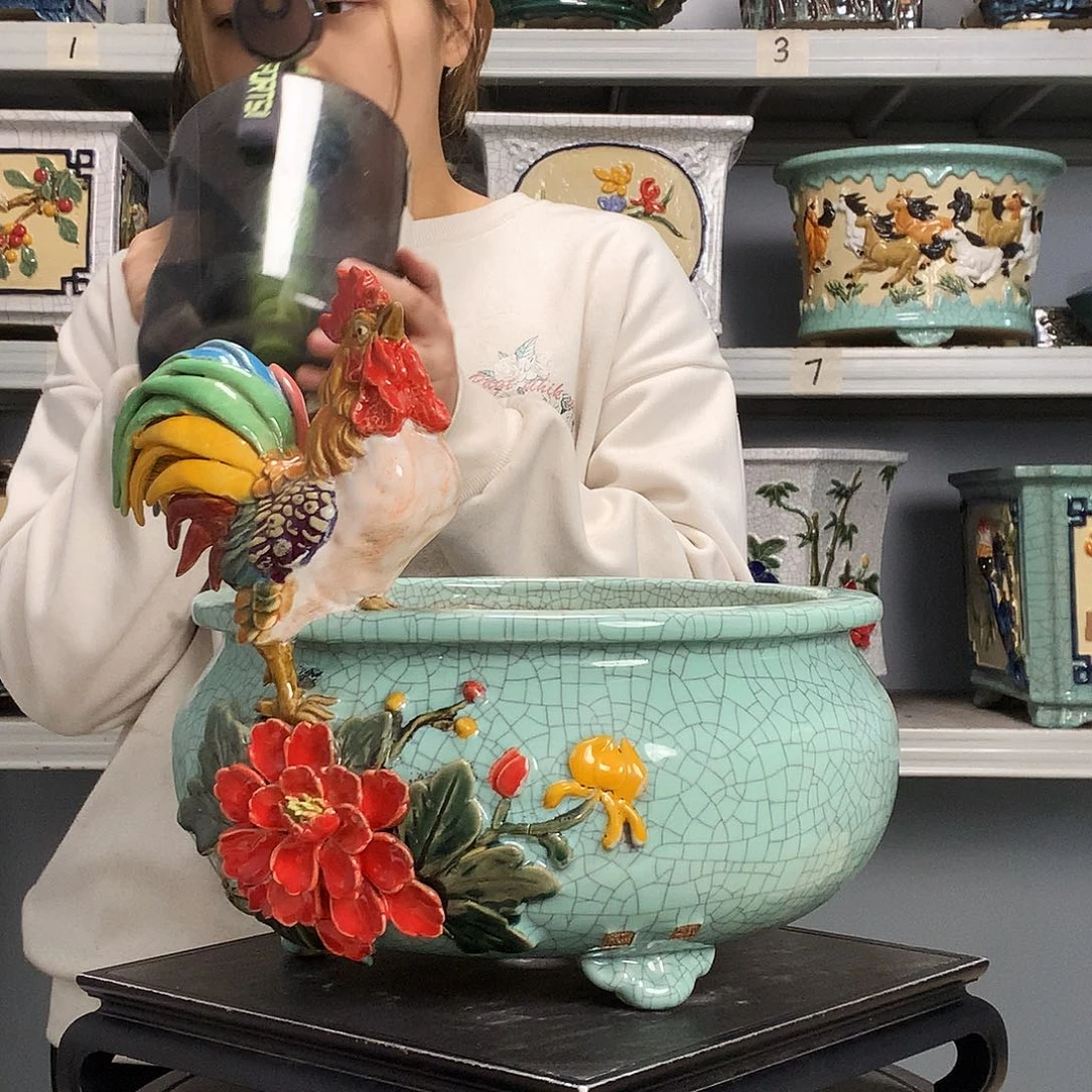 :****)实物拍摄湾盆石湾盆