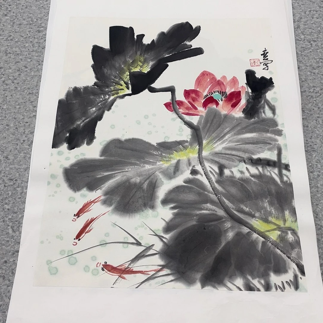 国画1.4平尺国画作品