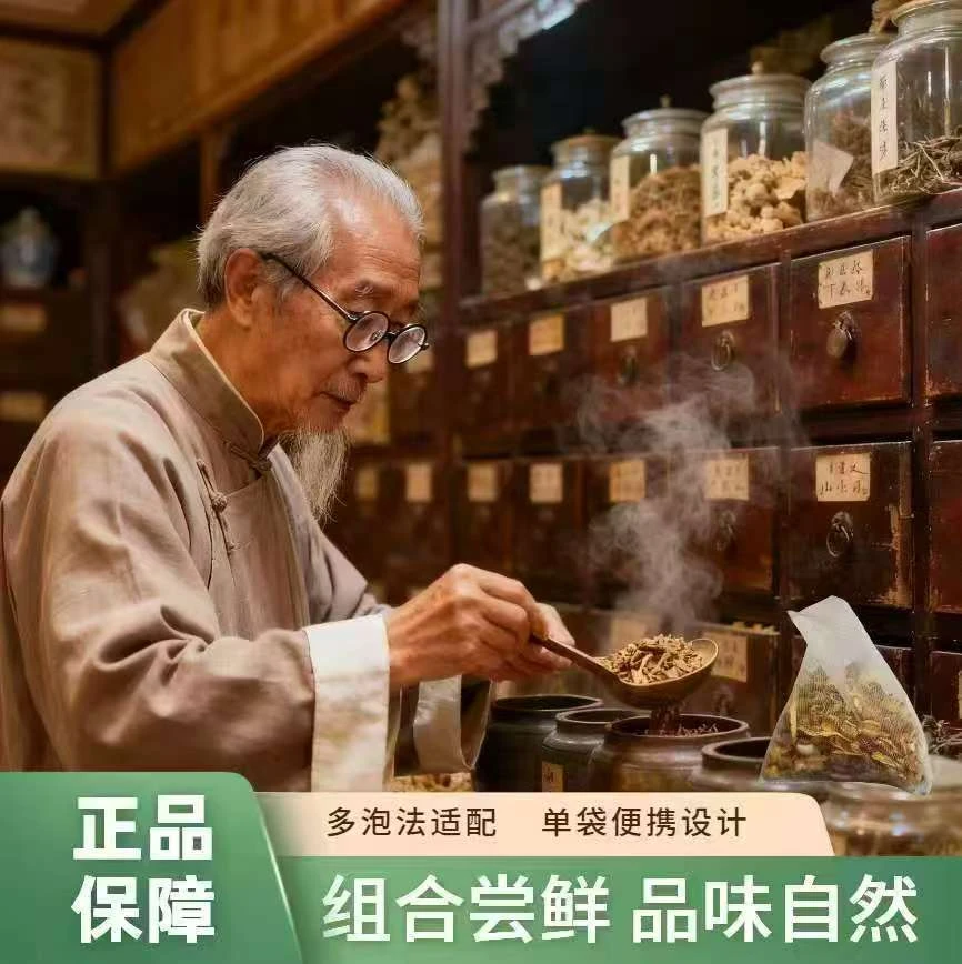 拍一发二【①号茶】栀子茯苓+芡实+红枣+枸杞+薏米仁+菊花+甘草