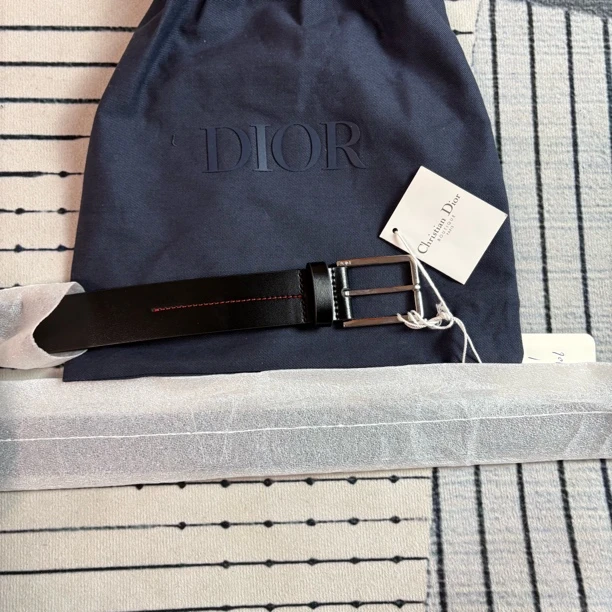 未使用 DIOR/迪奥 Dior黑色腰带