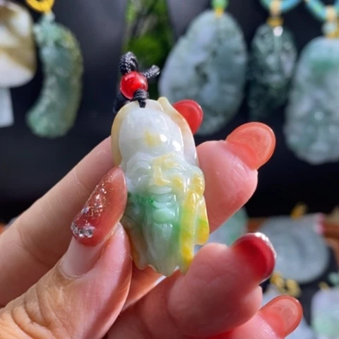 【闪购商品】颈饰未镶嵌翡翠寿星