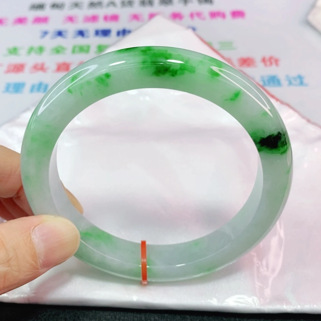 未镶嵌手镯翡翠62.5圈口正圈