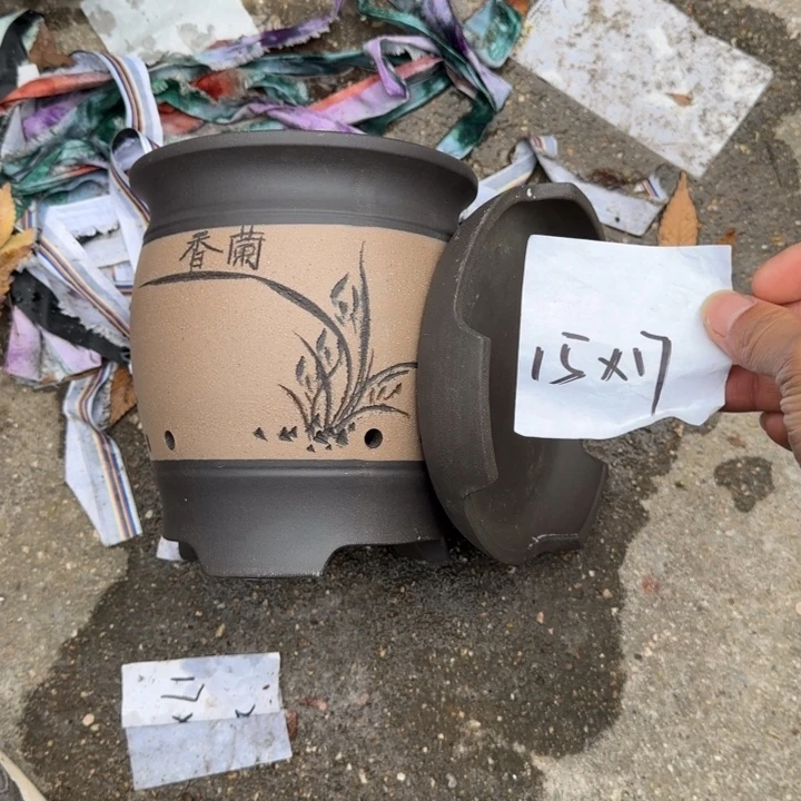 紫砂花盆特价商品