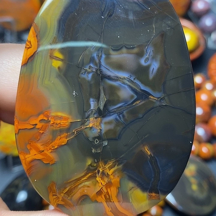 玛瑙/玉髓未镶嵌战国红