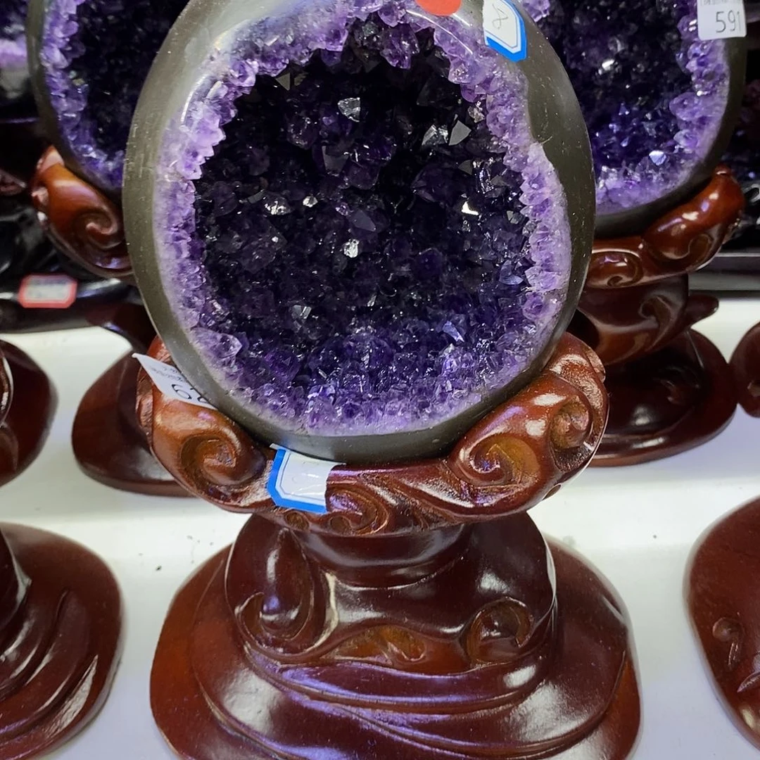 未镶嵌大型摆件（非配饰）紫晶小葛