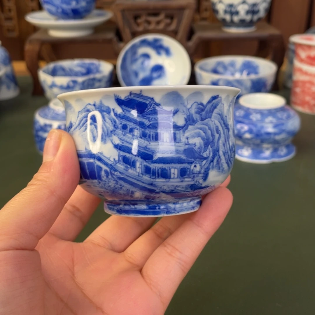 杯手绘手工景德镇陶瓷