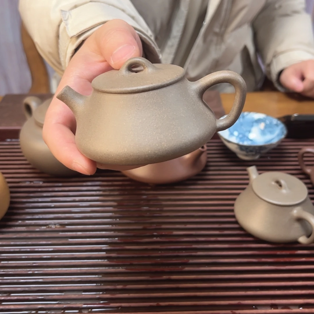 6***5紫砂紫砂壶青段小平盖