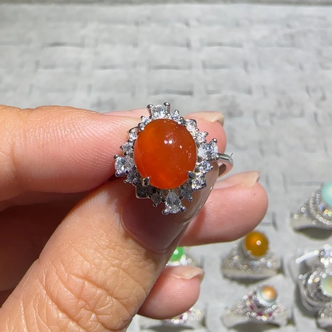 翡翠未镶嵌戒指翡翠