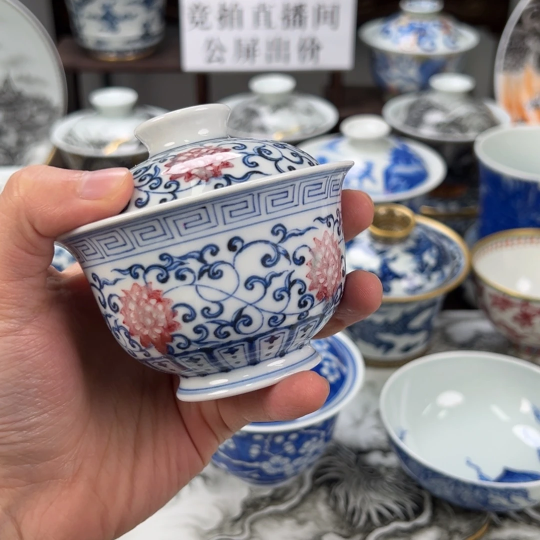 苏***北景德镇手工手绘陶瓷