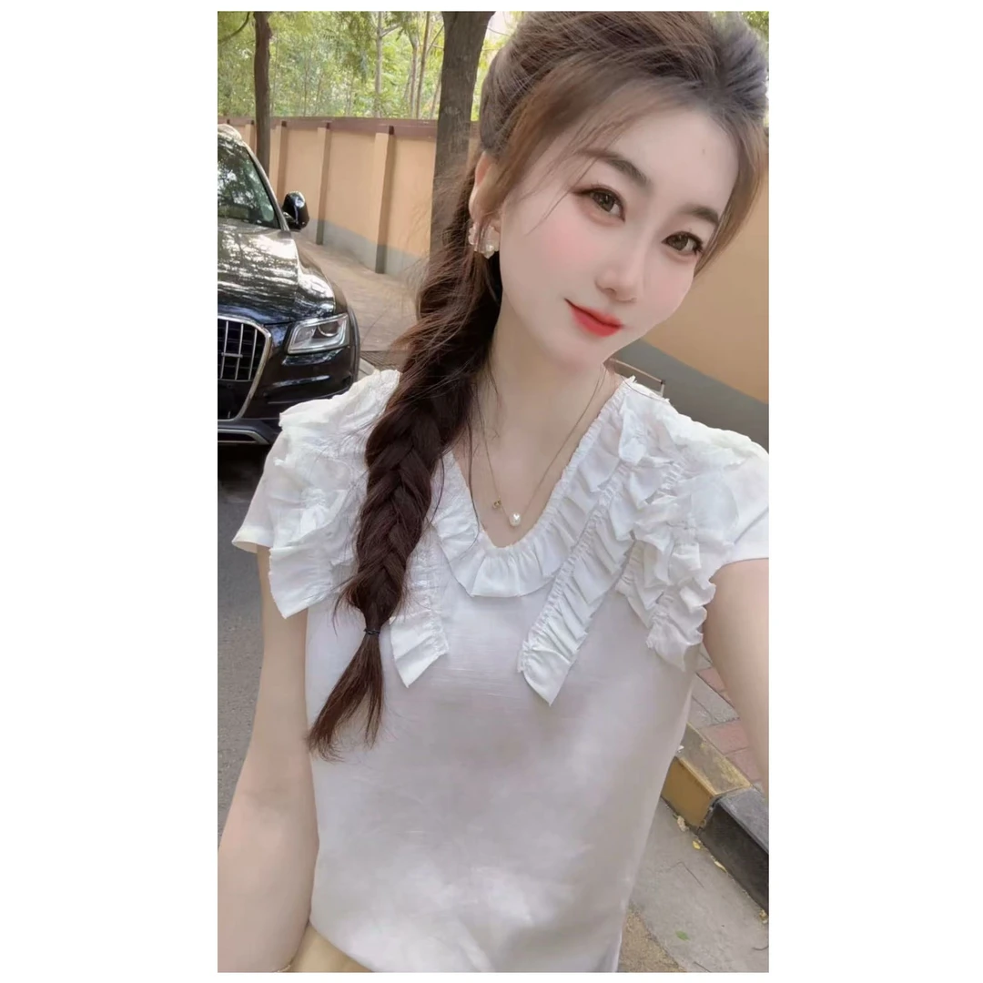 『花瓣清新A』BF舒适简约潮流洋气减龄衬衫8656