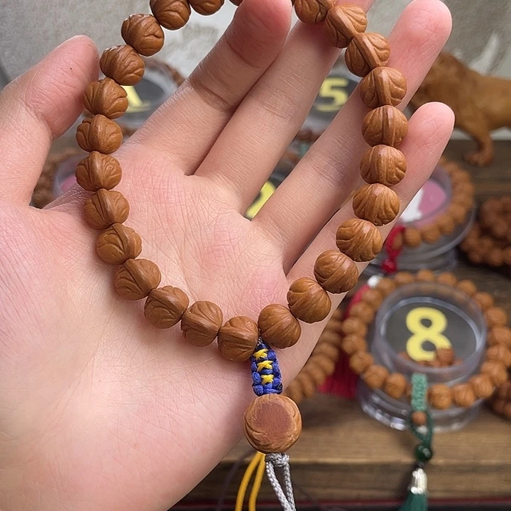 文玩核桃手串@*儿12野生玉龙脊