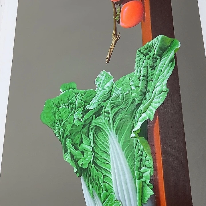 油画，只恭喜仔仔细细影子w