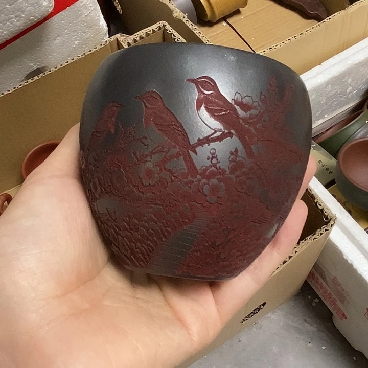 茶杯紫砂放漏11111111111
