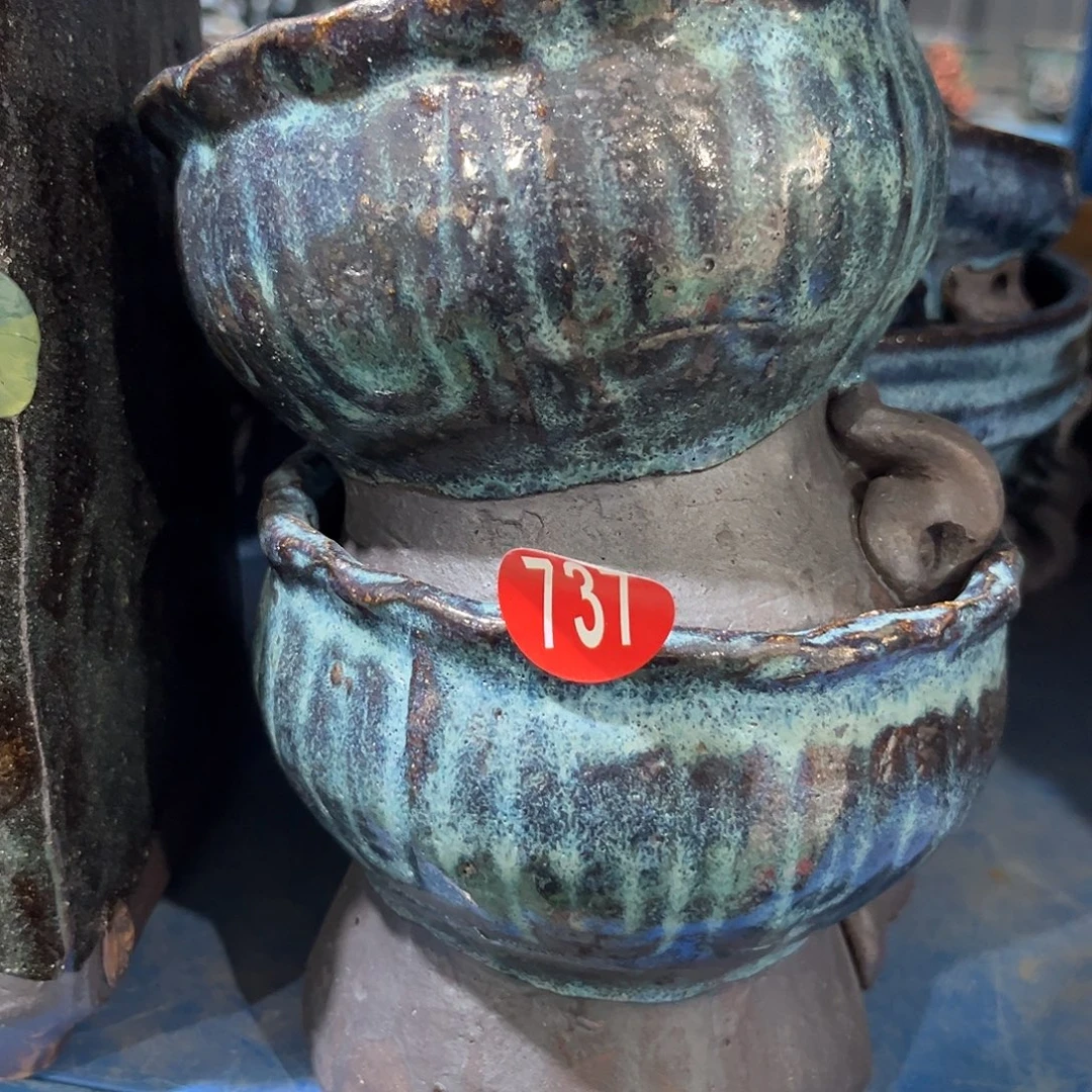 微瑕737 号陶然花器手工花盆