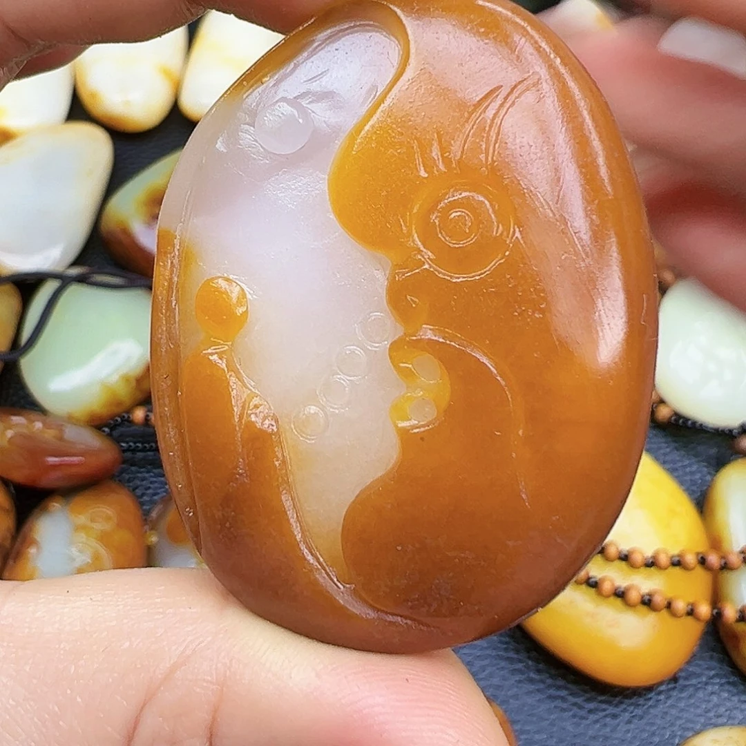 和田玉挂件未镶嵌