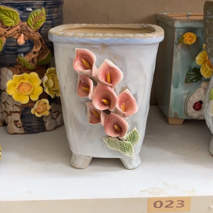 紫砂花盆粗陶材质多肉花盆