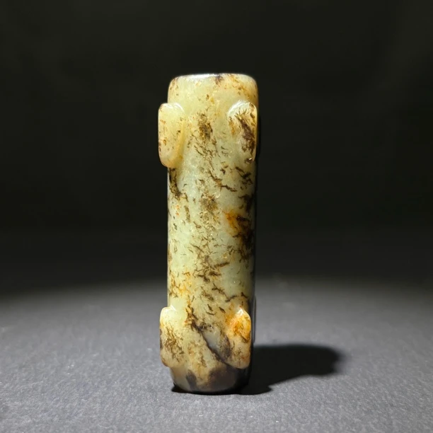 清代早期和田玉勒子•古95047