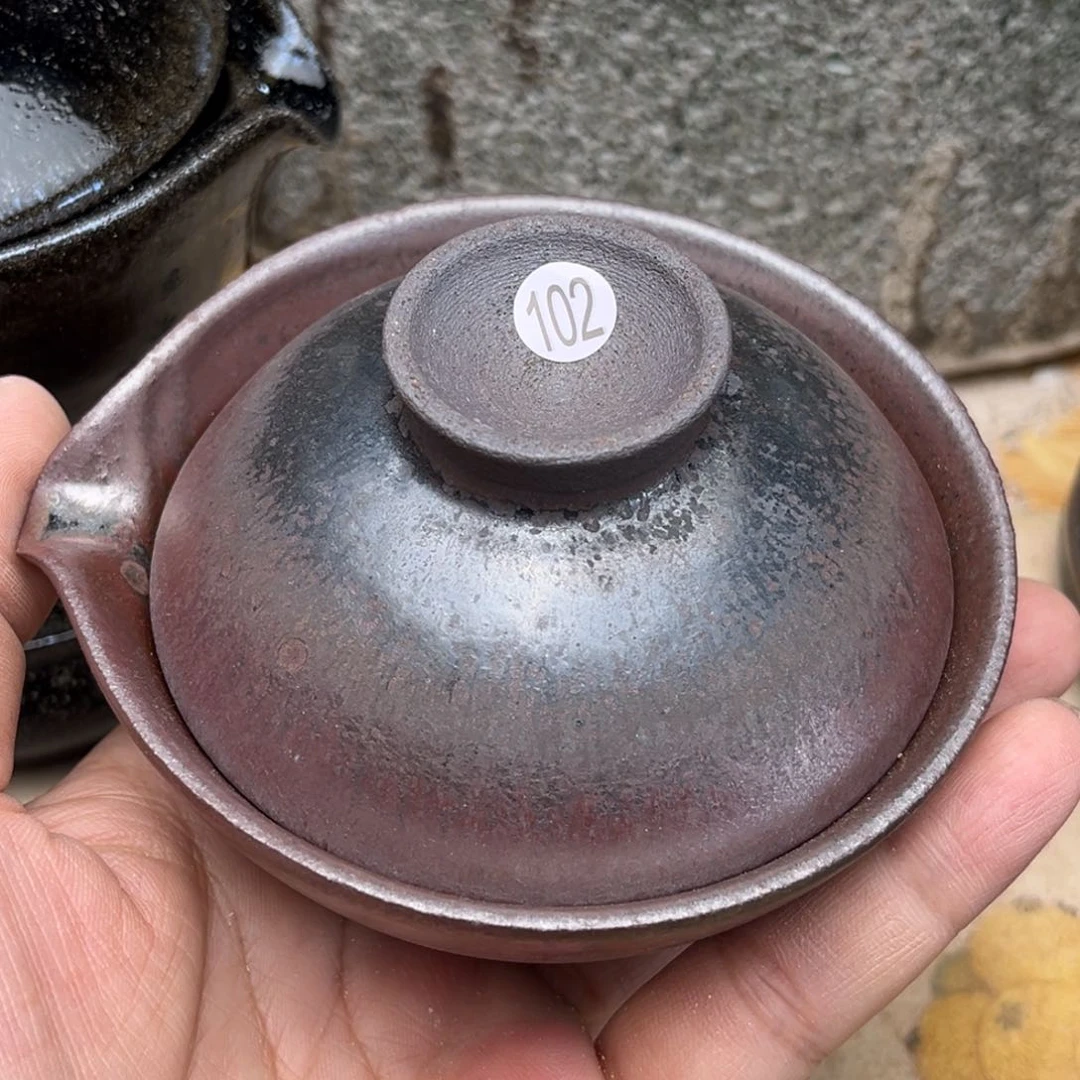 茶盏义兴龙窑坚持真柴烧微瑕