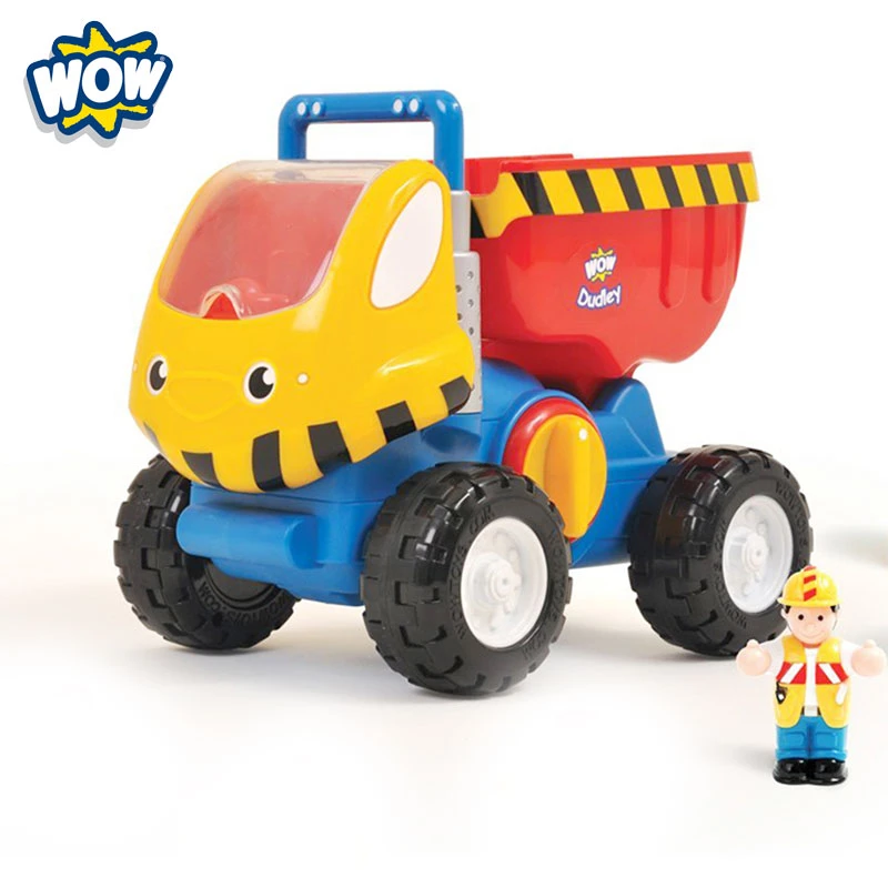 英国wow惊奇儿童惯性玩具车塑胶工程翻斗车结实耐摔2-6岁