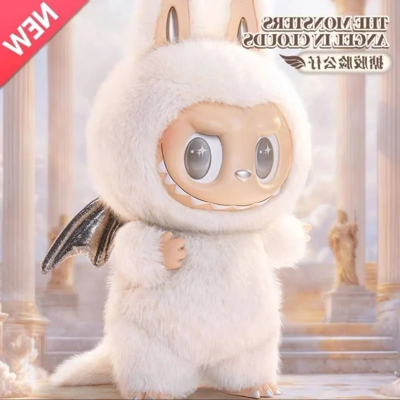 大天使白色搪胶公仔2.0大娃手办潮玩二代58厘米防晒