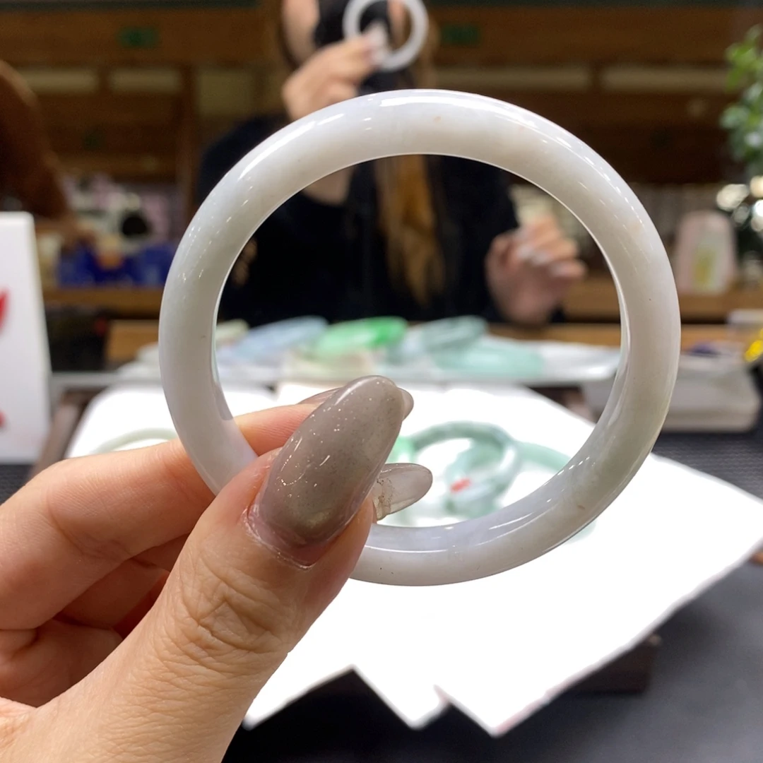 翡翠未镶嵌手镯53-55