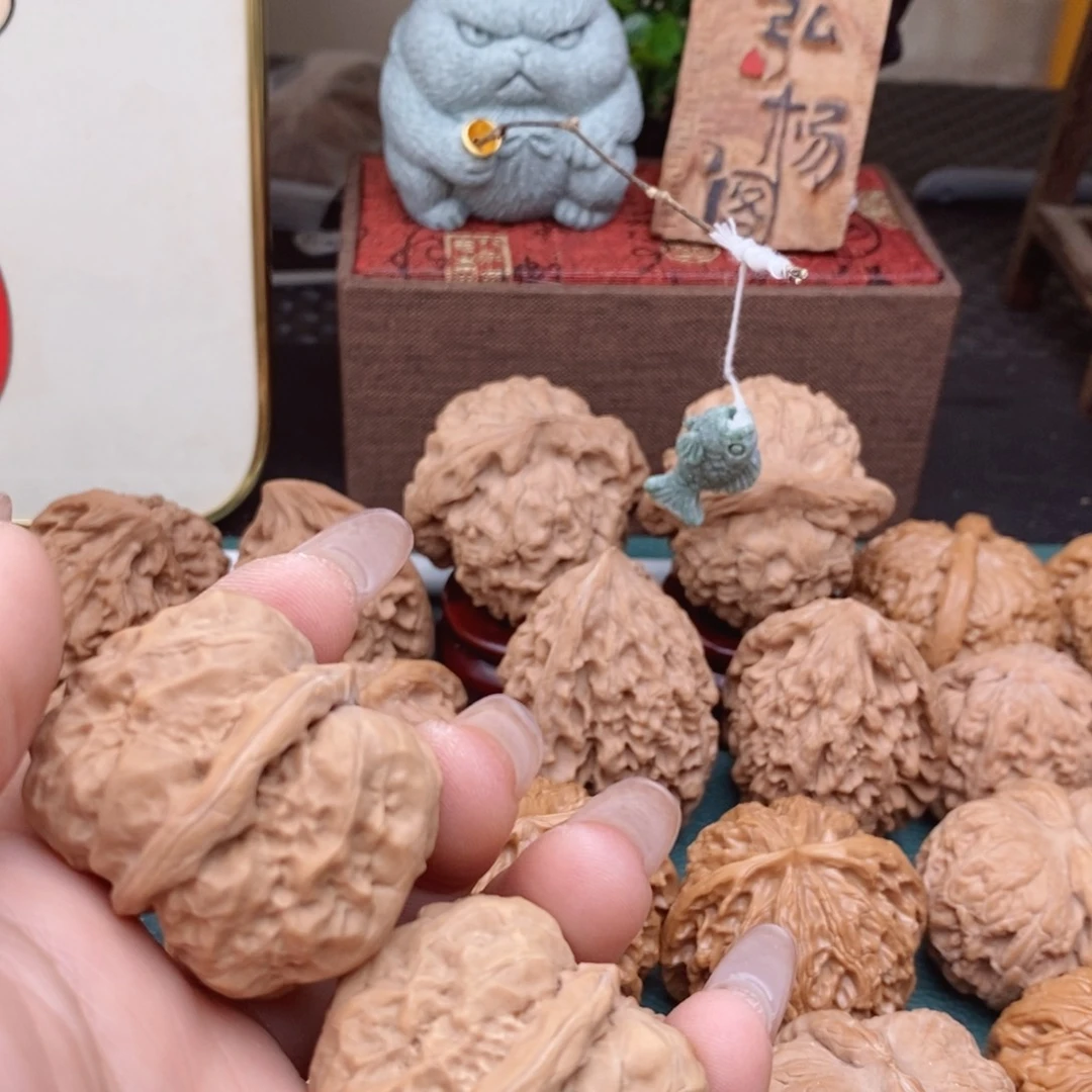 文玩核桃把件蛙蛙