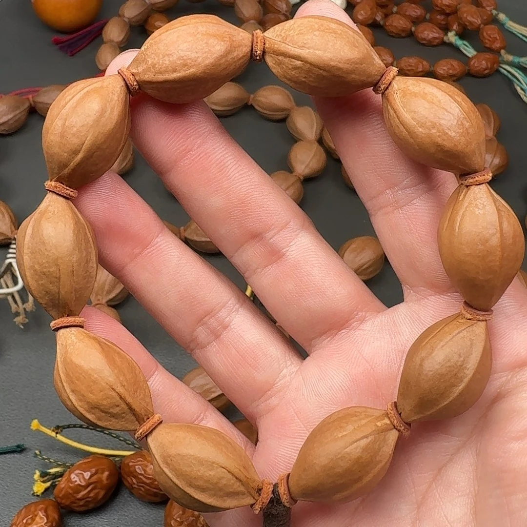 橄榄核手串/手链16/27原生态精挑梅林铁核 放漏