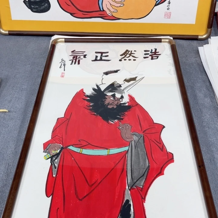 国画手绘禅意画一物一拍