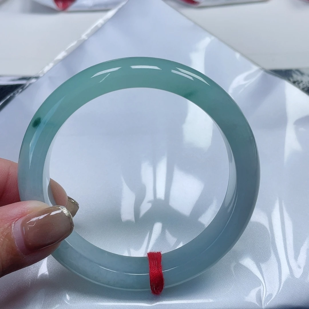 翡翠手镯未镶嵌缅甸翡翠58圈8