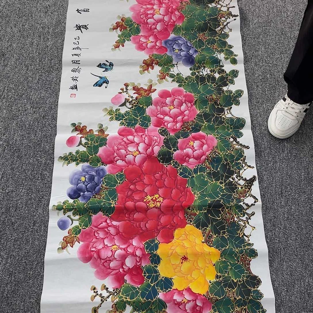国画纯手绘字画宣纸