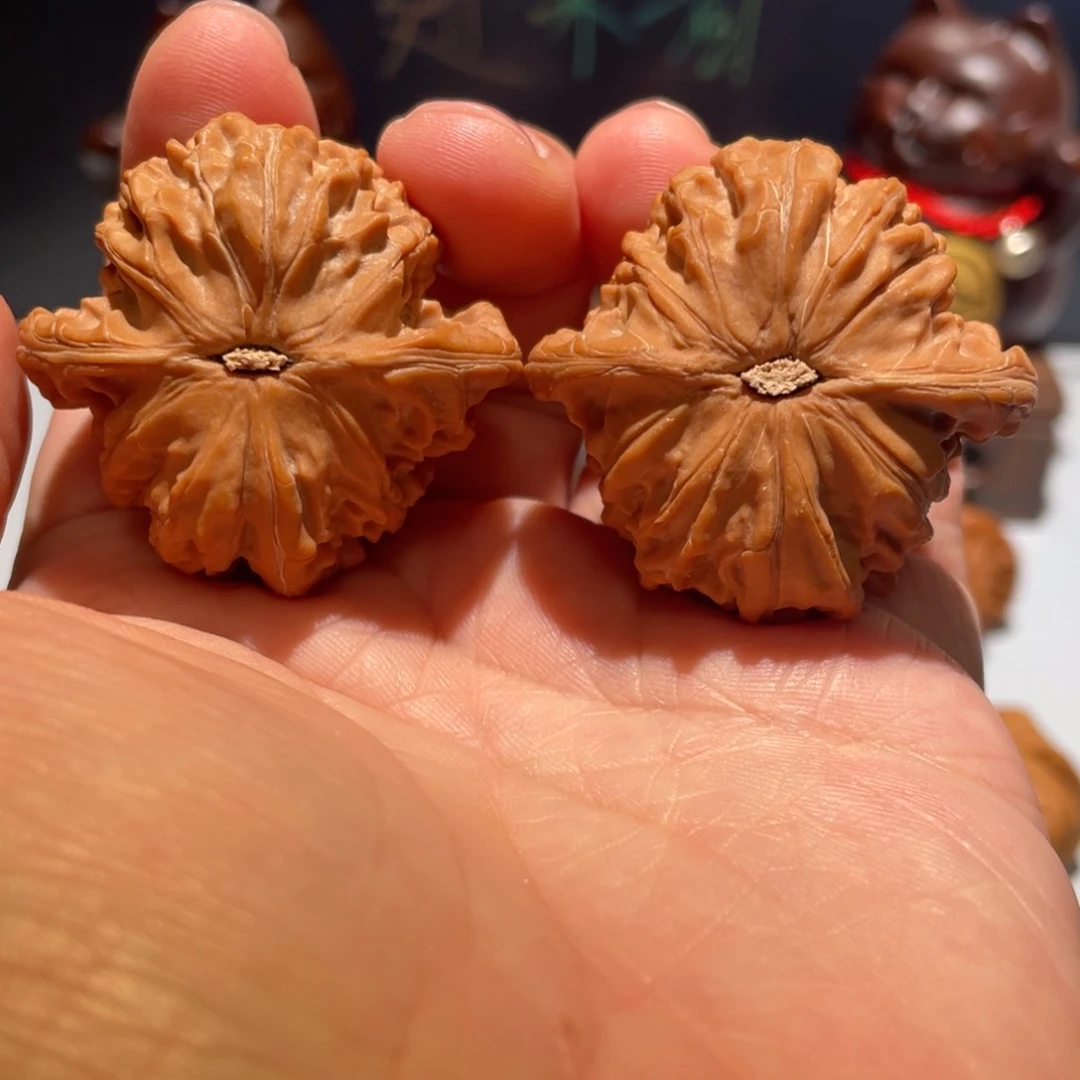 文玩核桃把件摇**海磨盘41全品