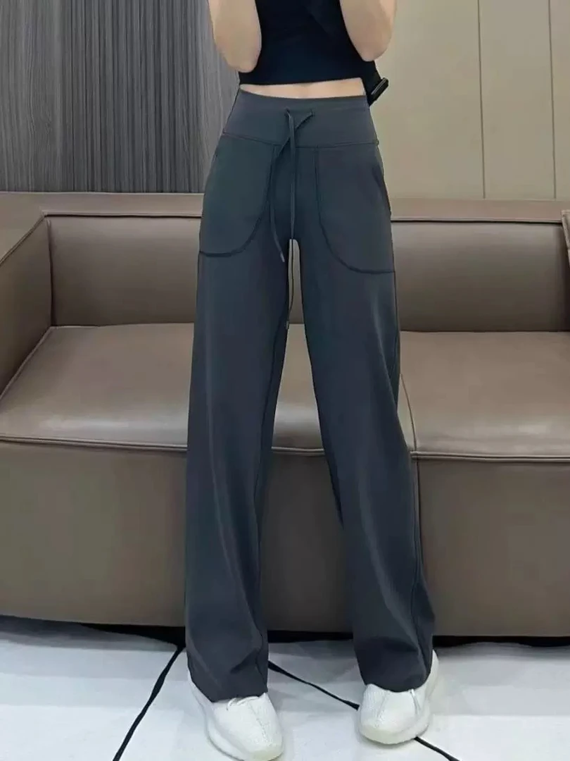 DL336throwback 神裤直筒阔腿裤四季亚洲版国际版富婆推荐必入款