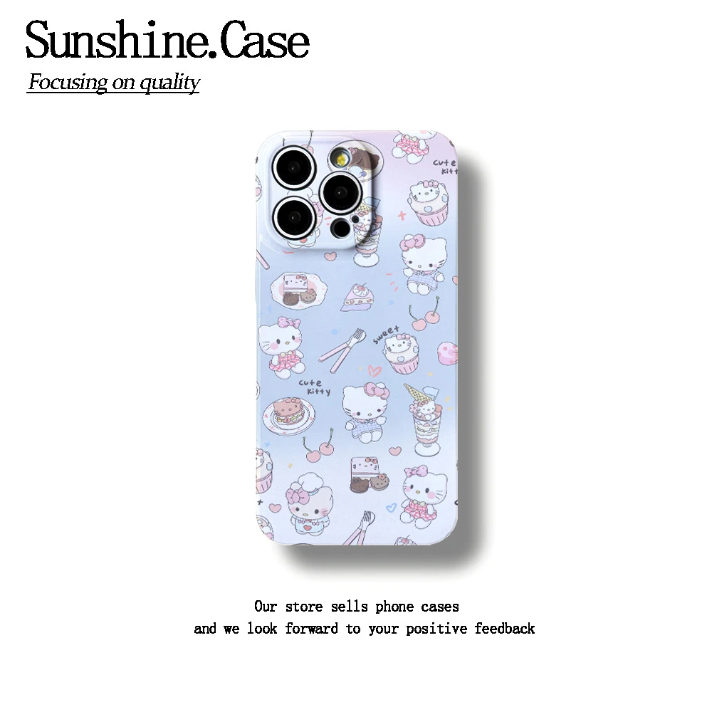 小小KT菲林软壳适用于苹果华为vivo小米oppo一加防摔手机壳