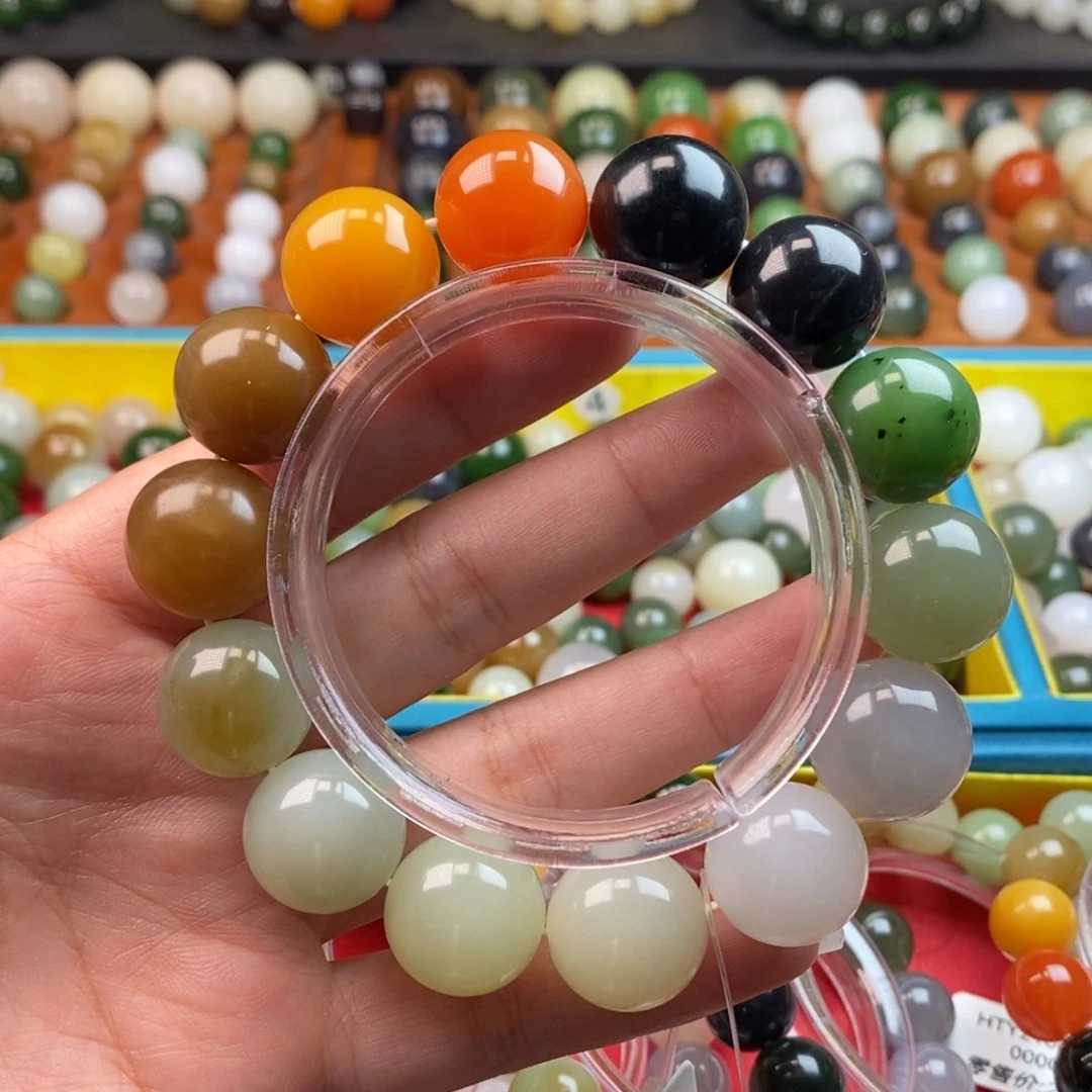 未镶嵌和田玉珠宝奇石福利多宝手串z16