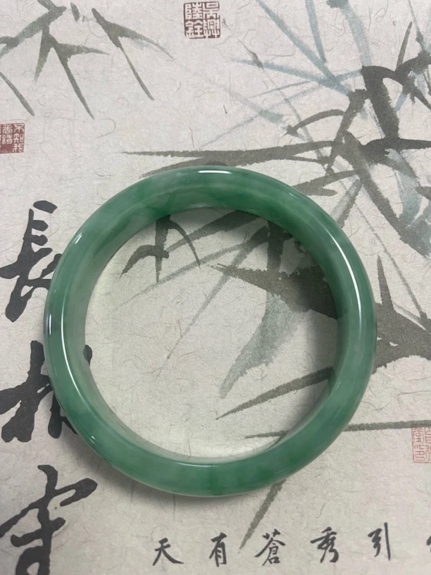 H120-六零➕缅甸翡翠手镯时尚